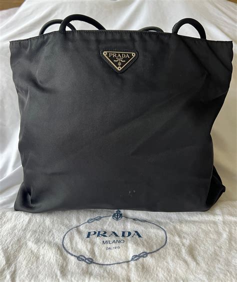 prada medium padded nylon tote|Prada nylon tote vintage.